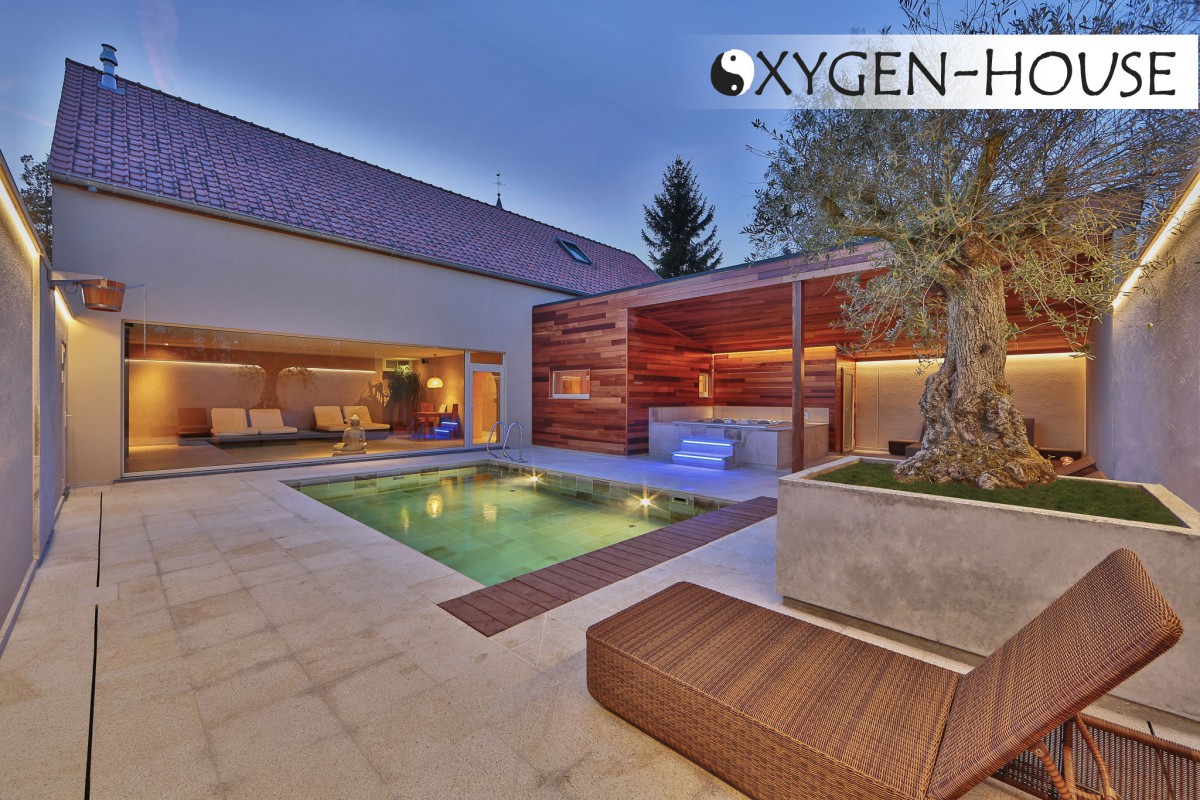 Foto wellness met zwembad